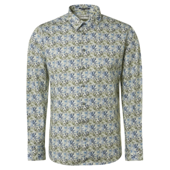 No Excess, shirt strech allover printed responsible choise cloud
